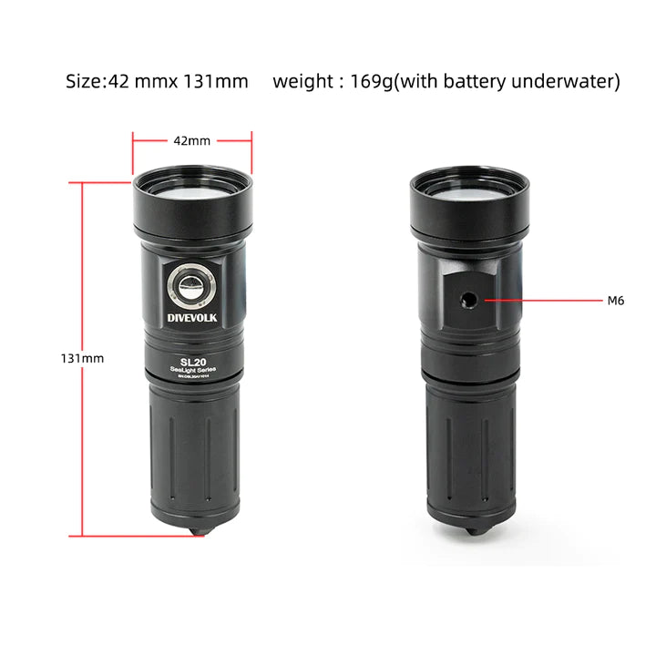 Laden Sie das Bild in Galerie -Viewer, Divevolk - SL20 Video Licht