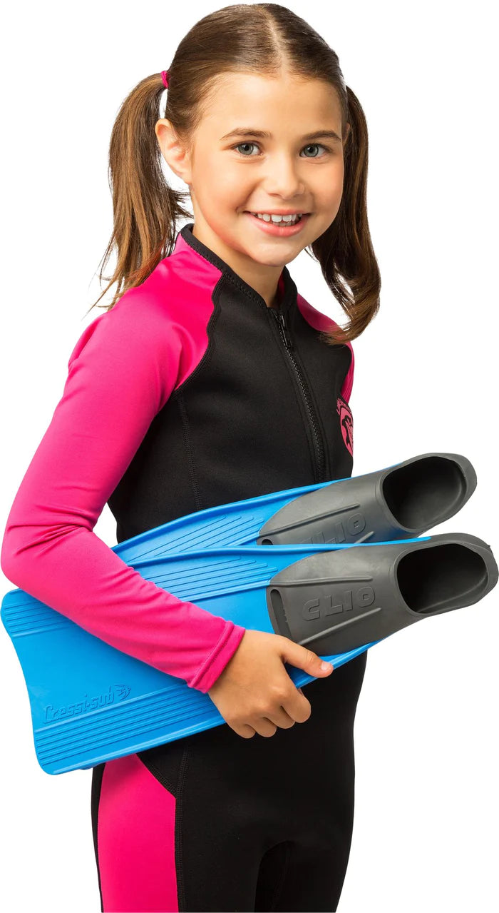 Laden Sie das Bild in Galerie -Viewer, Cressi Clio Kinder - Vollfuß Schnorchelflossen