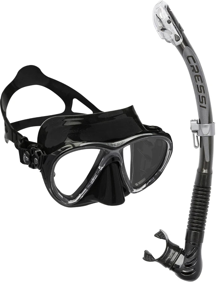 Laden Sie das Bild in Galerie -Viewer, Big Eyes Evolution + Alpha Ultra Dry - Schnorchel Set