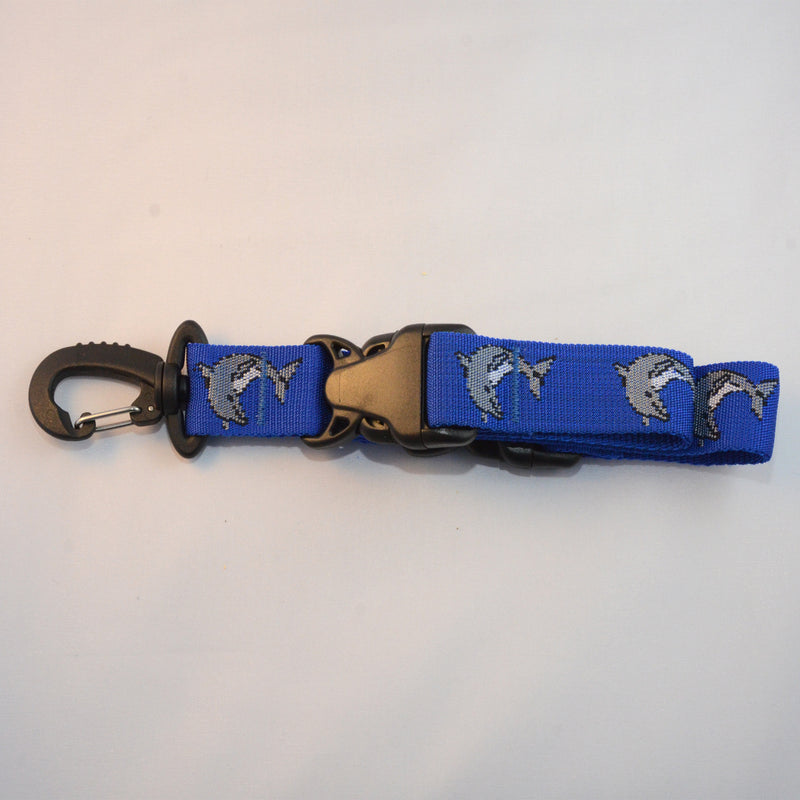 Laden Sie das Bild in Galerie -Viewer, Karabiner drehbar mit zwei Schnellverschluss Schnallen - Flossenhalterung