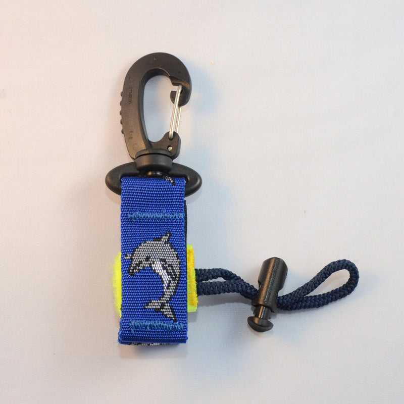 Laden Sie das Bild in Galerie -Viewer, Kunststoff Karabiner drehbar mit Velcro Schnellverschluss