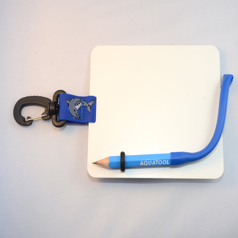 Laden Sie das Bild in Galerie -Viewer, Schreibtafel 15 x 13 cm mit drehbarem Kunststoff- Karabiner