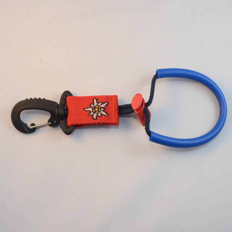 Laden Sie das Bild in Galerie -Viewer, Karabiner drehbar mit einer Kord- Armschlaufe und Stopper