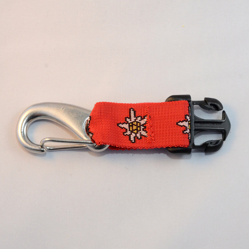 Laden Sie das Bild in Galerie -Viewer, Inox Karabinerhaken 70mm mit einer männlichen Schnalle