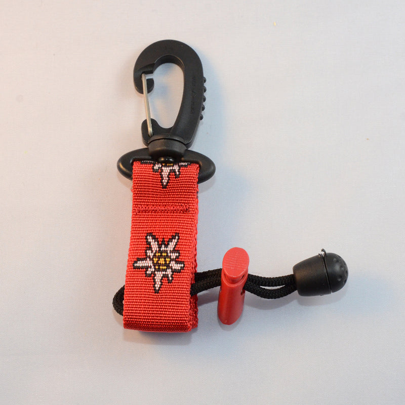 Laden Sie das Bild in Galerie -Viewer, Kunststoff Karabiner drehbar mit Freeflow Stopp und Schmutzschutz