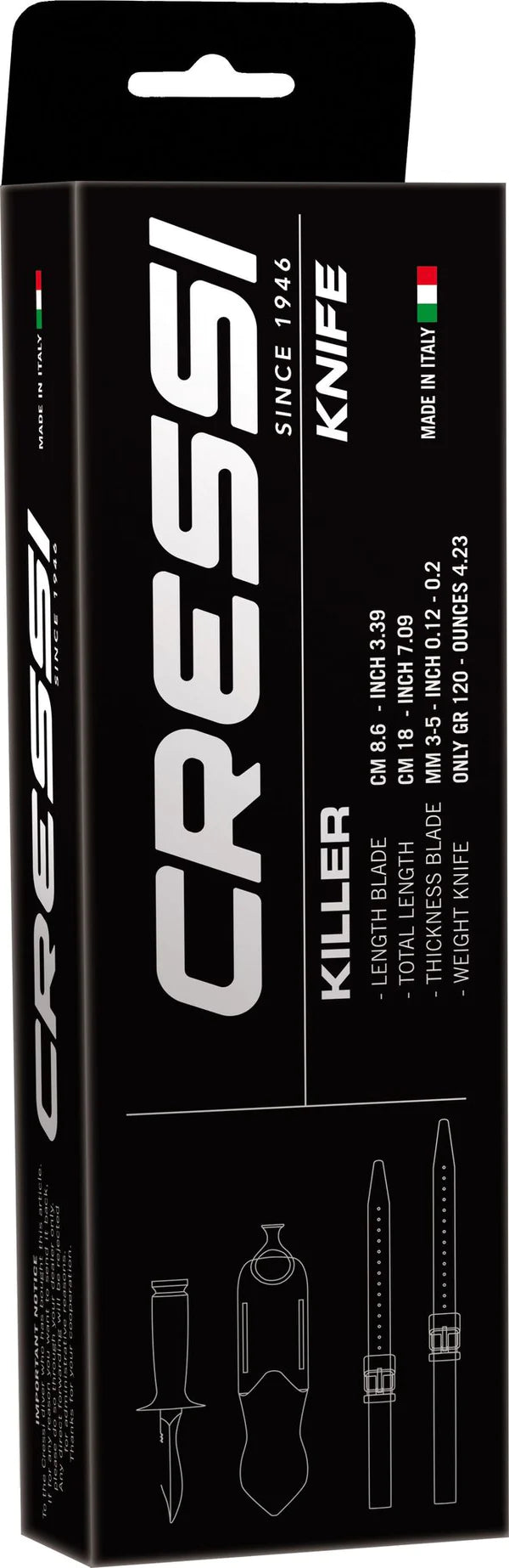 Laden Sie das Bild in Galerie -Viewer, Killer - Tauchmesser