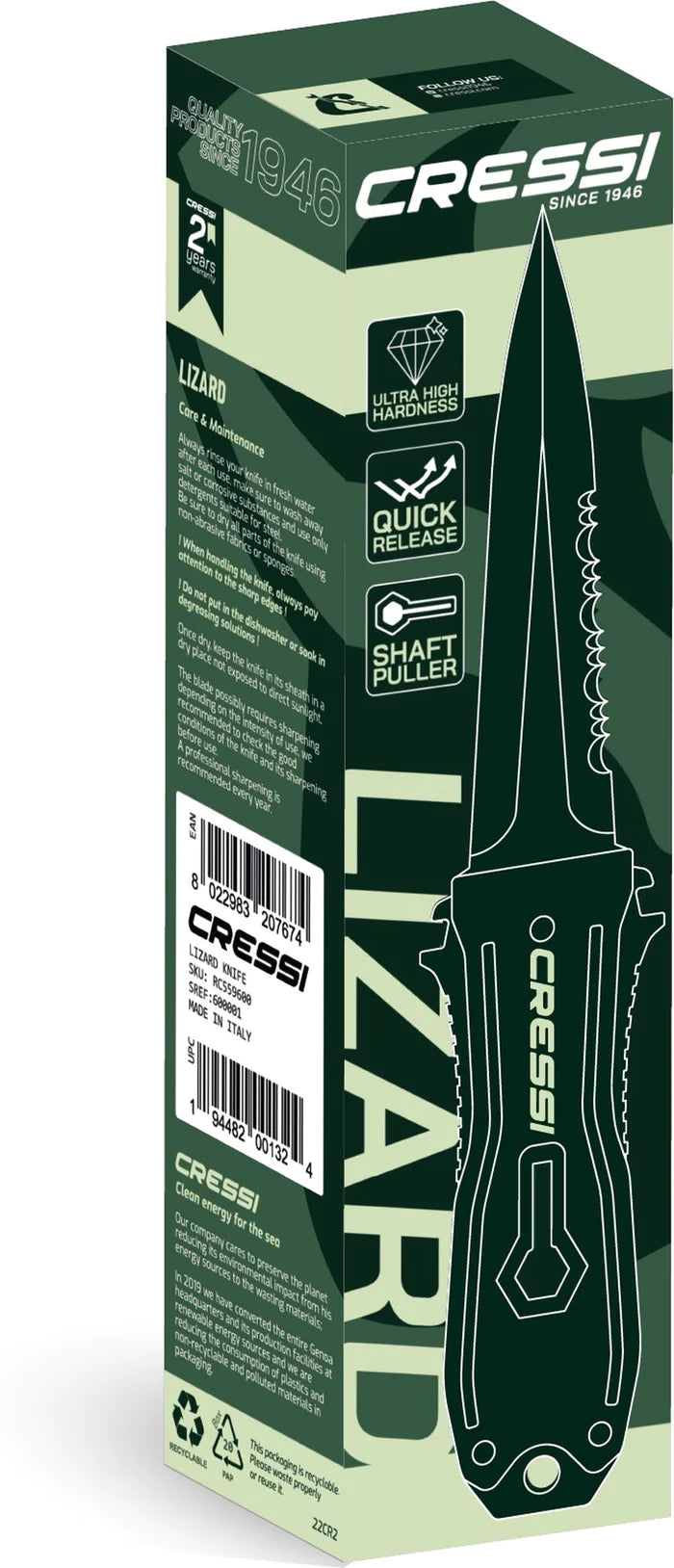 Laden Sie das Bild in Galerie -Viewer, Lizard - Tauchmesser