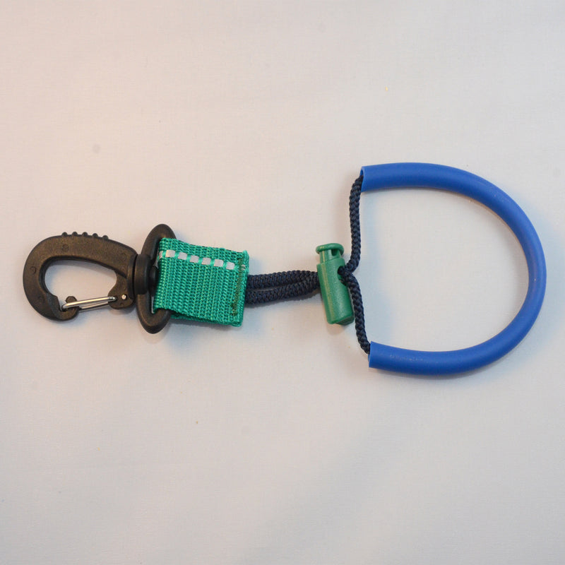 Laden Sie das Bild in Galerie -Viewer, Karabiner drehbar mit einer Kord- Armschlaufe und Stopper