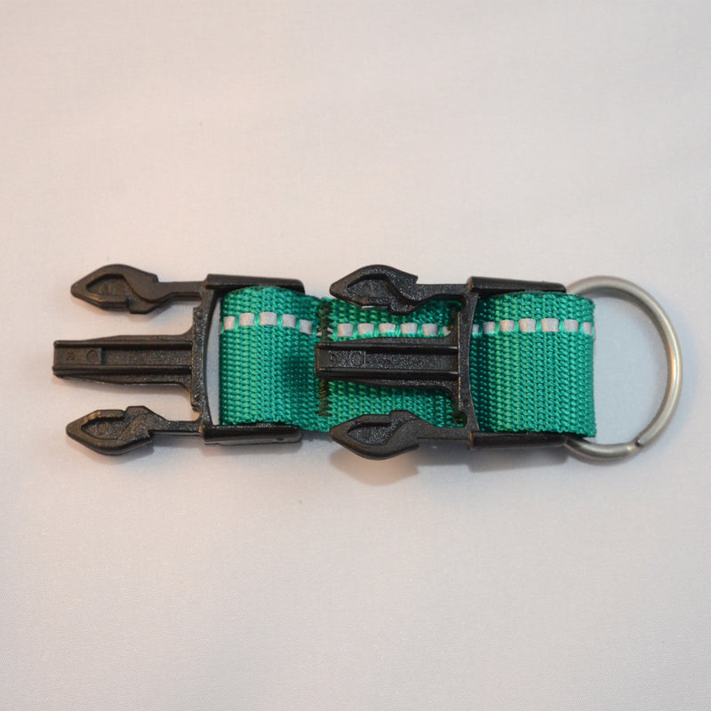 Laden Sie das Bild in Galerie -Viewer, Inox Splittring 32mm mit zwei männlichen Schnallen