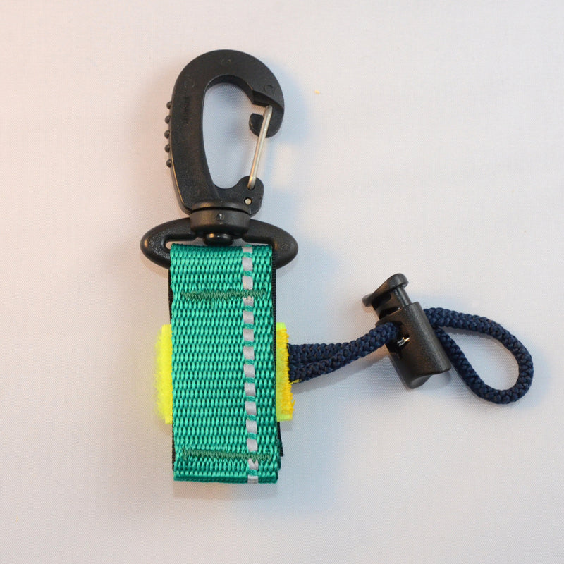 Laden Sie das Bild in Galerie -Viewer, Kunststoff Karabiner drehbar mit Velcro Schnellverschluss