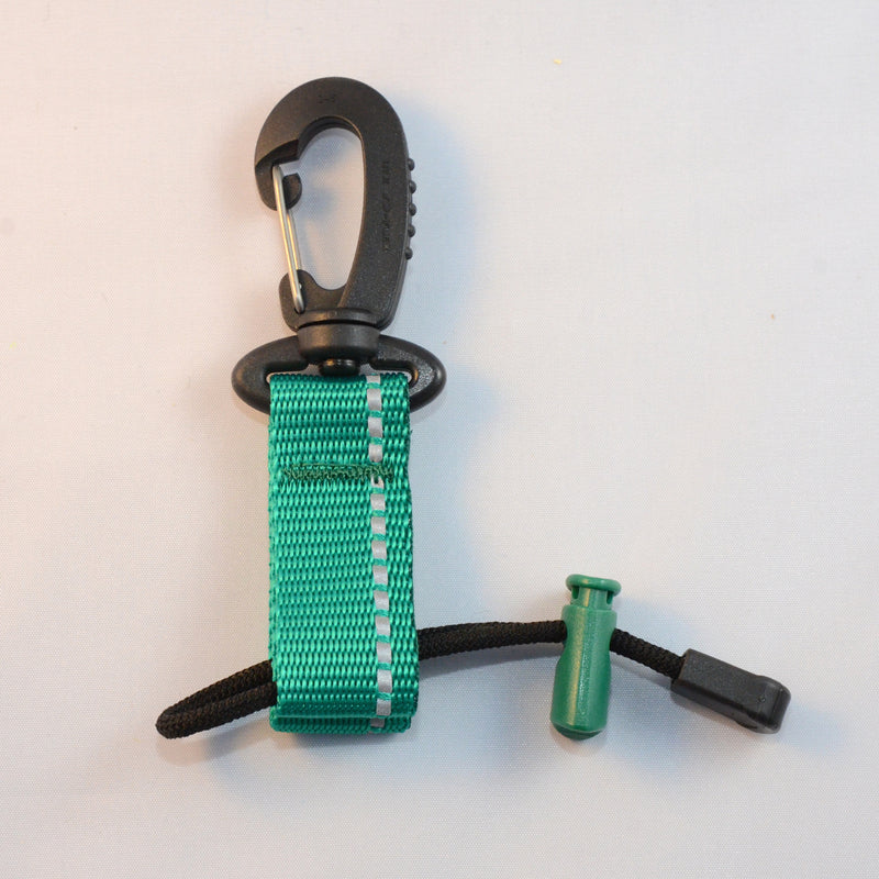 Laden Sie das Bild in Galerie -Viewer, Kunststoff Karabiner drehbar mit Freeflow Stopp und Schmutzschutz