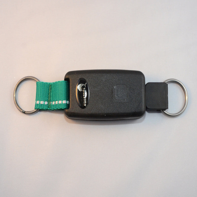 Laden Sie das Bild in Galerie -Viewer, Automatisch einziehender Retractor mit beidseitigem Inox Splittring 32mm Seillänge ca. 50cm