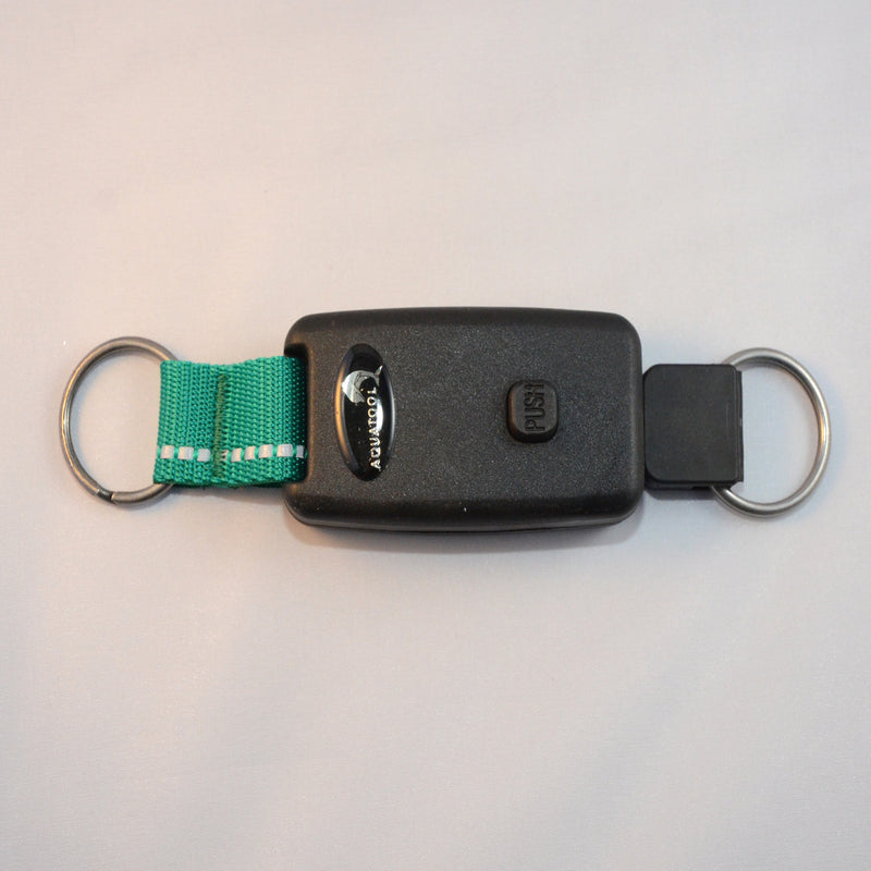 Laden Sie das Bild in Galerie -Viewer, Arretierbarer Retractor mit beidseitigem Inox Splittring 32mm, Seillänge ca. 50cm