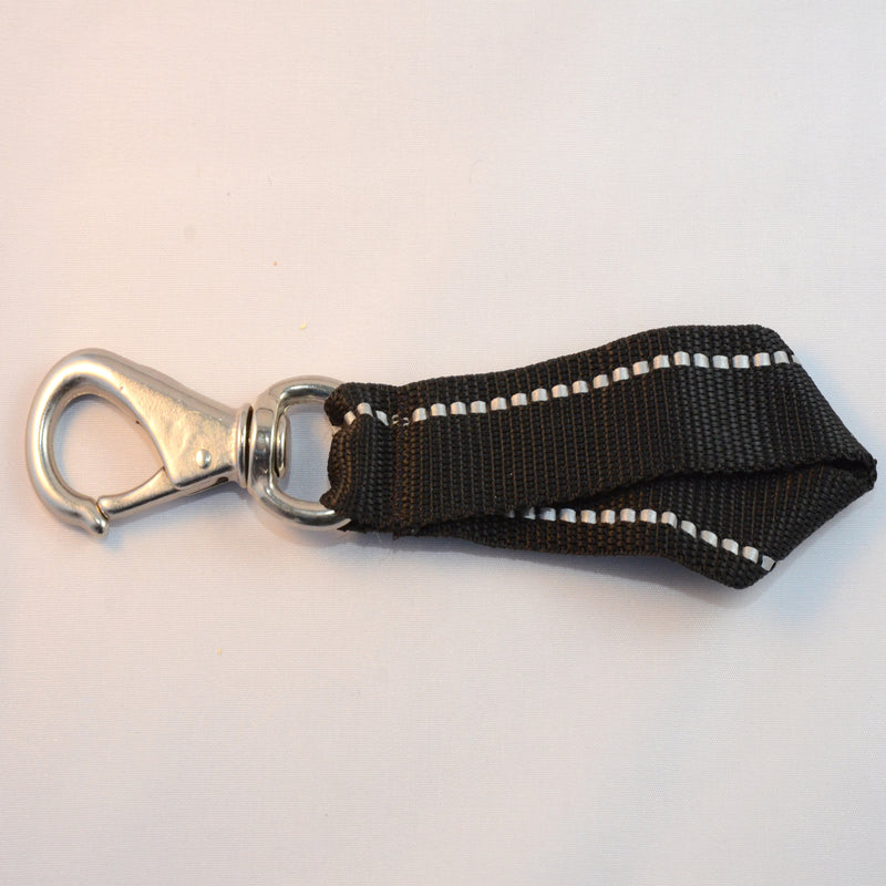 Laden Sie das Bild in Galerie -Viewer, Metallkarabiner mit männliche Schnalle mit einer Kordschlaufe und individuell justierbarem Stopper