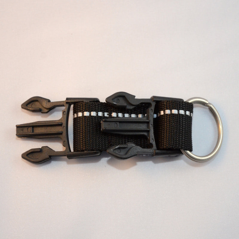 Laden Sie das Bild in Galerie -Viewer, Inox Splittring 32mm mit zwei männlichen Schnallen