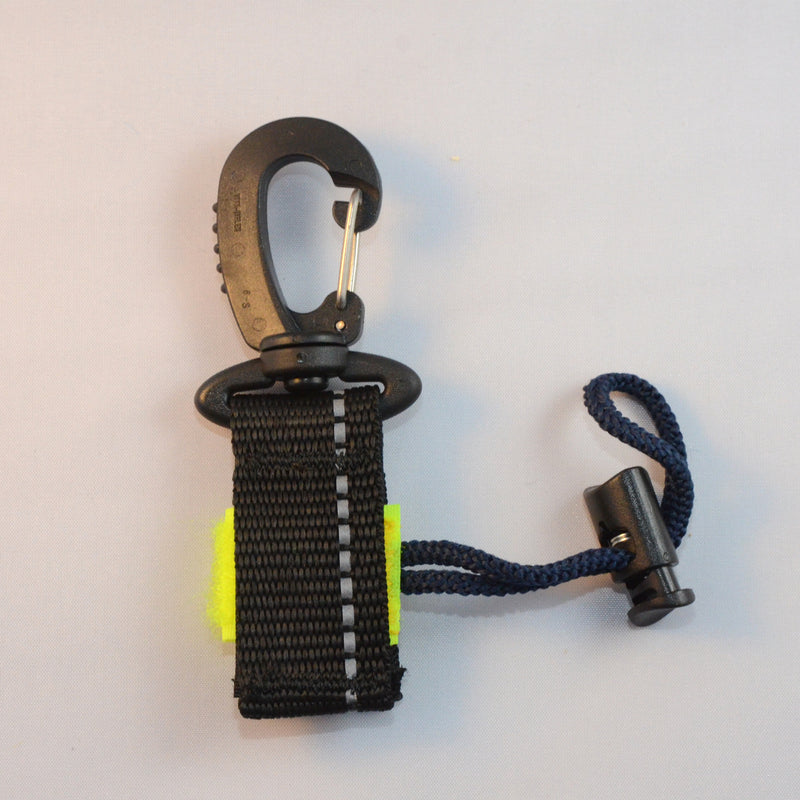 Laden Sie das Bild in Galerie -Viewer, Kunststoff Karabiner drehbar mit Velcro Schnellverschluss