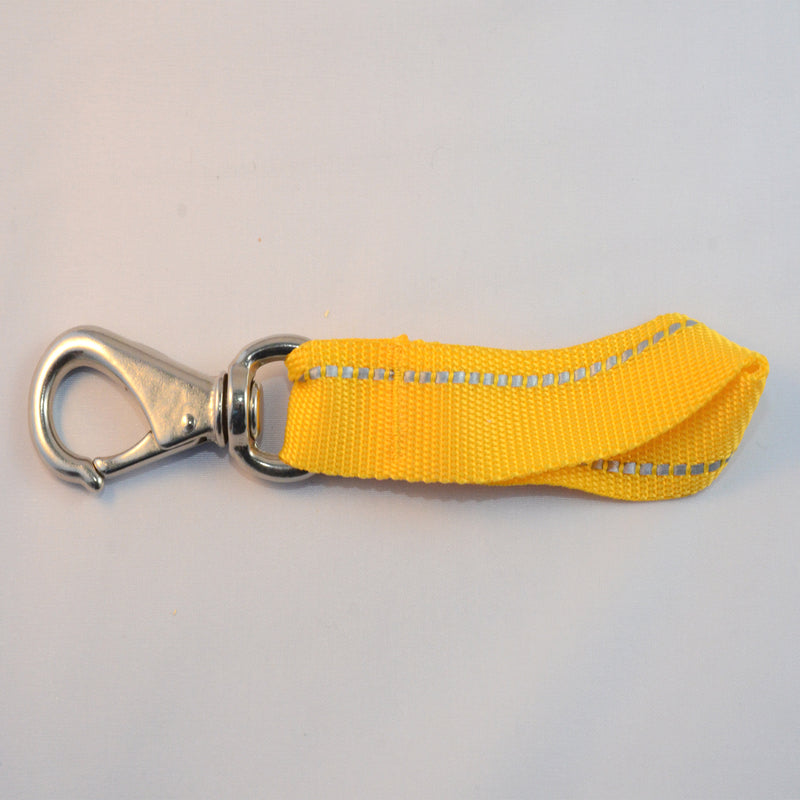 Laden Sie das Bild in Galerie -Viewer, Metallkarabiner mit männliche Schnalle mit einer Kordschlaufe und individuell justierbarem Stopper