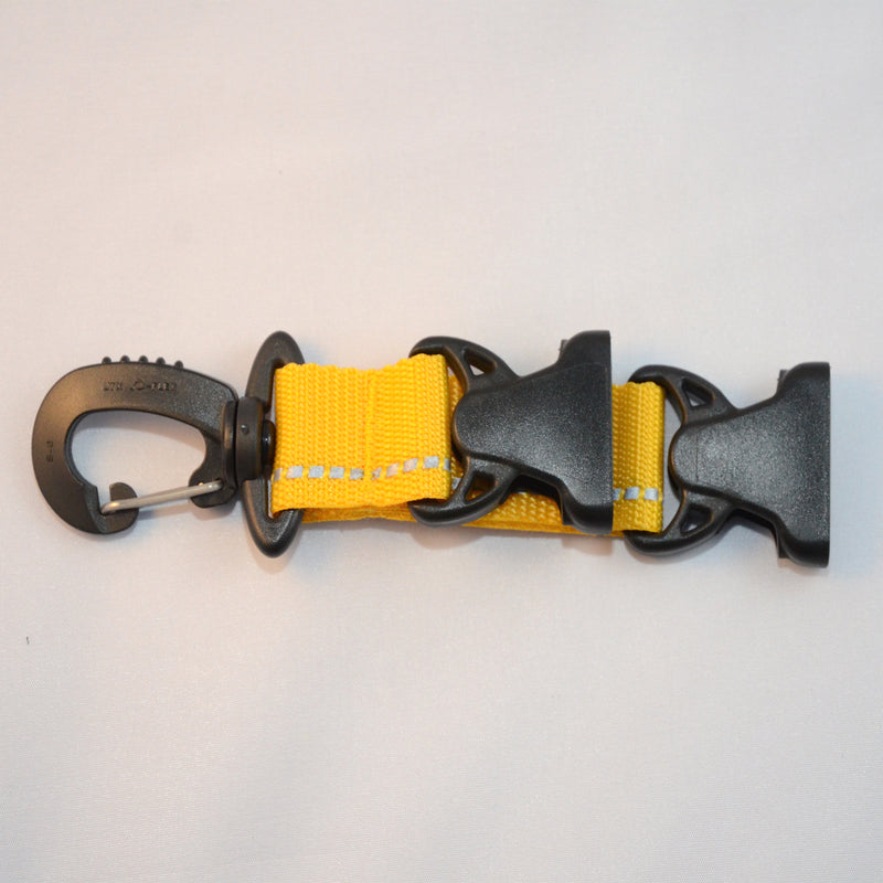 Laden Sie das Bild in Galerie -Viewer, Karabiner drehbar mit zwei weiblichen Schnallen