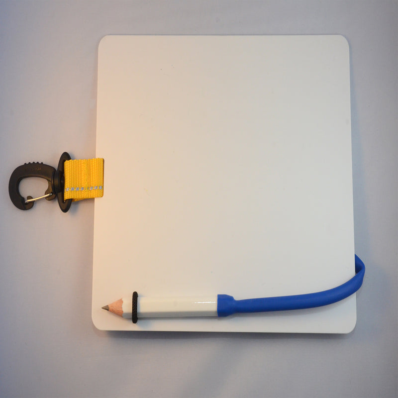 Laden Sie das Bild in Galerie -Viewer, Schreibtafel 24 x 19 cm mit drehbarem Kunststoff- Karabiner