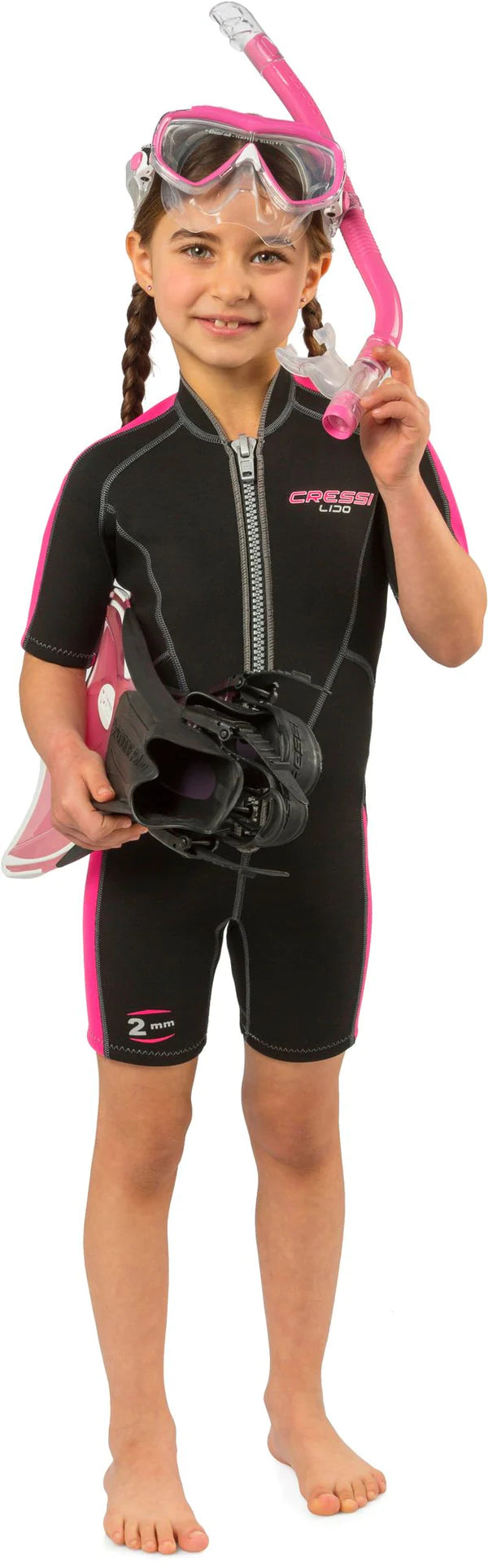 Laden Sie das Bild in Galerie -Viewer, Mini Palau ABC für Kinder - Palau Flossen + Estrella JR Maske + Top Colorama Schnorchel