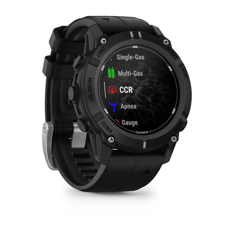 Laden Sie das Bild in Galerie -Viewer, Garmin Descent™ G2 Schwarz mit Silikon-Wechselarmband 22 mm