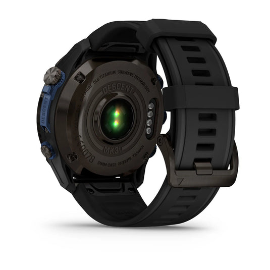 Garmin Descent™ Mk3i –  Graues DLC-Titan mit Tankpod T2 und Silikonarmband -  51 mm