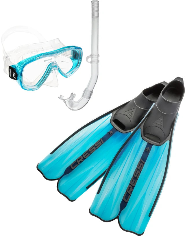 Laden Sie das Bild in Galerie -Viewer, Rondinella ABC für Kinder - Rondinella Flossen + Onda Maske + Gringo Schnorchel