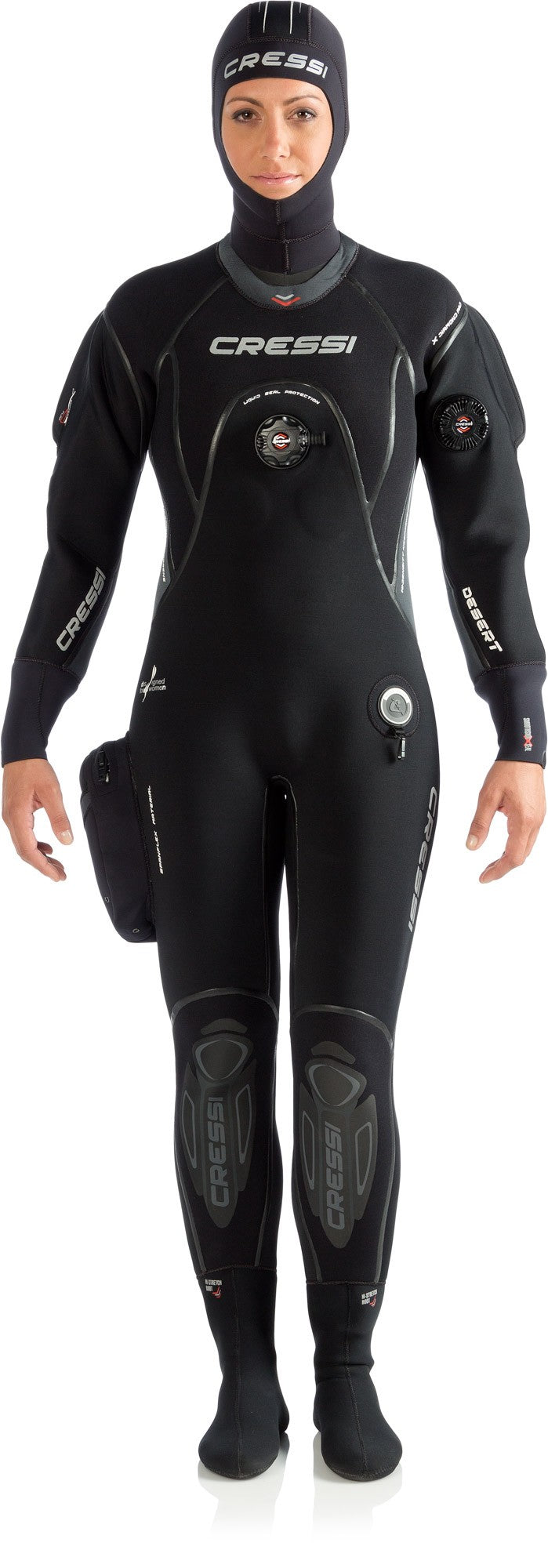 Laden Sie das Bild in Galerie -Viewer, Cressi Desert 4 mm Trockentauchanzug Lady