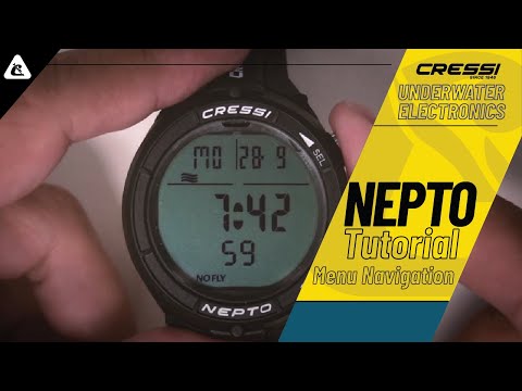 Laden und spielen Sie Video in Galerie -Viewer, Cressi Nepto - Freitauchcomputer