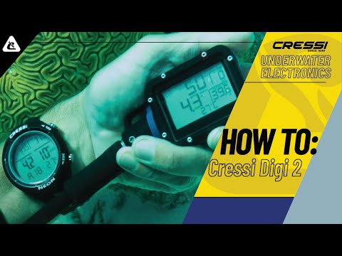 Laden und spielen Sie Video in Galerie -Viewer, Cressi Digi 2 - Digitaler Manometer + Tiefenmesser