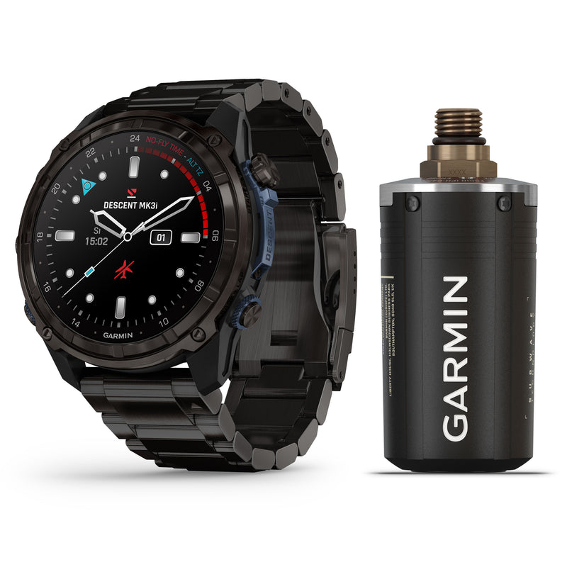Laden Sie das Bild in Galerie -Viewer, Garmin Descent™ Mk3i – Titan mit Tankpod T2 -  51 mm
