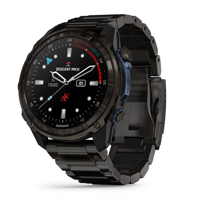 Garmin Descent™ Mk3i – 51 mm, Graues DLC-Titan mit DLC-Titanarmband