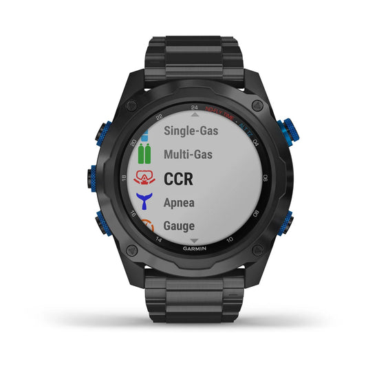 Garmin Descent™ Mk2i graues DLC-Titan mit DLC-Titanarmband inkl. T1 Tankpod