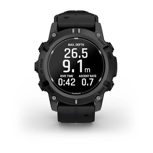 Garmin Descent™ G2 Schwarz mit Silikon-Wechselarmband 22 mm