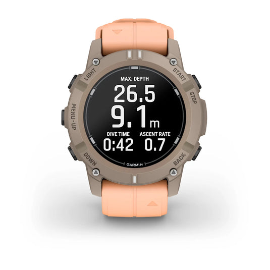 Garmin Descent™ G2 Schwarz mit Silikon-Wechselarmband 22 mm
