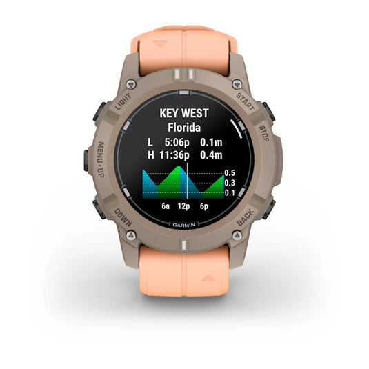 Garmin Descent™ G2 Schwarz mit Silikon-Wechselarmband 22 mm