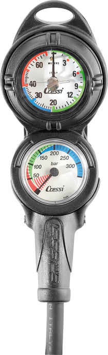 Cressi PD2 - Tiefenmesser + Manometer